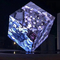Tampilan Kubus Rubik Kustom LED Layar berbentuk Khusus LED Tampilan Sudut Penuh Stereo