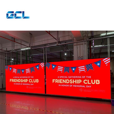 Instalasi tetap P1.95mm Indoor LED Video Wall 500*1000mm 500*750mm High Definition