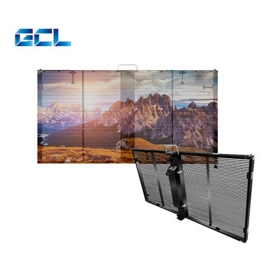 Indoor P7.8 Transparan LED Display Digital LED Video Mesh Disesuaikan