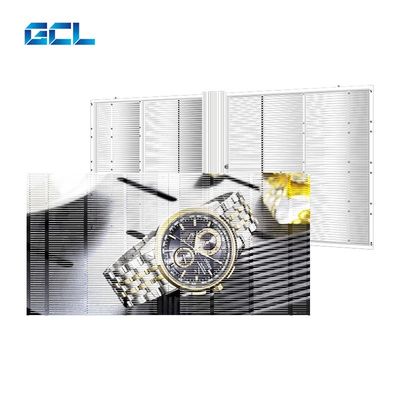 P3.9 Layar LED transparan fleksibel dengan kecerahan tinggi untuk pemasangan di luar ruangan