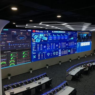 Resolusi 3840Hz Indoor Fixed LED Display Gspark High Definition Untuk Iklan Komersial