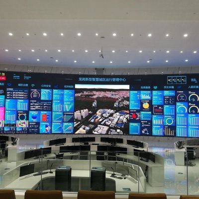 Resolusi 3840Hz Indoor Fixed LED Display Gspark High Definition Untuk Iklan Komersial