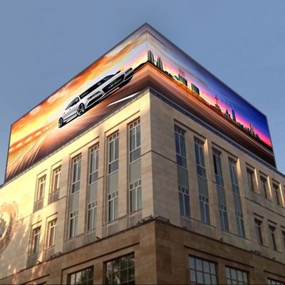 Tampilan layar iklan luar ruangan profesional berteknologi tinggi untuk pusat perbelanjaan