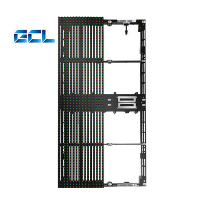 Ukuran Panel 500*1000mm Layar LED Transparan Luar Ruang Tirai LED Video Mesh