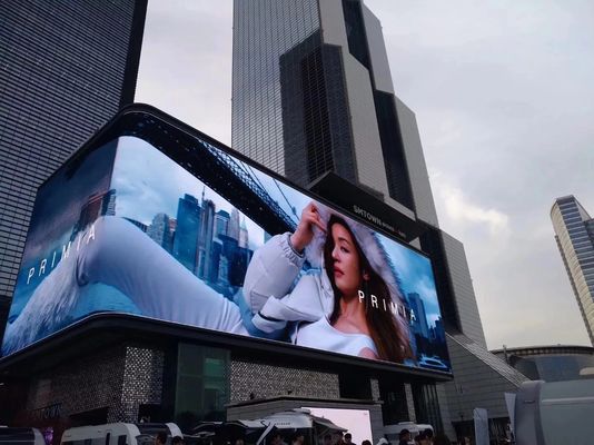 Display Panel LED yang dapat disesuaikan 5500nits Untuk instalasi tetap di luar ruangan