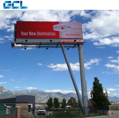 CE RoHS Disetujui P3 P4 P5 P6 Outdoor LED Display dengan Back Service dan Panel 960*960mm