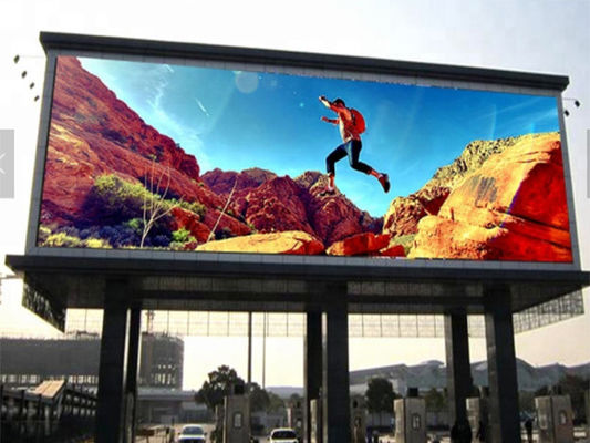 Ukuran Disesuaikan Panel LED Luar Ruang High Definition Untuk Iklan Selamat Datang