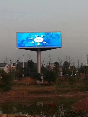Listrik Surya Menggulung Outdoor LED Display Screen Dengan Remote Control dan Tingkat Perlindungan IP65