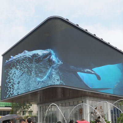 Iklan GCL HD 3D Outdoor LED Screen P2.5 P2.97 P3.91mm LED Screen