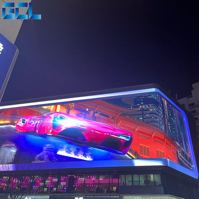 Kecerahan Tinggi 6500nits Outdoor LED Display Board Media GCL P6 HD LED Video Wall