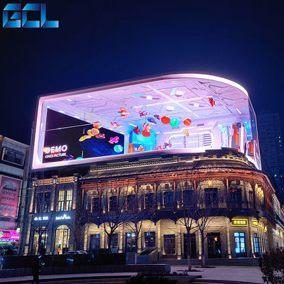 Kecerahan Tinggi 6500nits Outdoor LED Display Board Media GCL P6 HD LED Video Wall