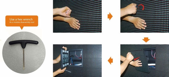Iklan Publikasi Double LED Media Facade Waterproof Outdoor LED Video Wall
