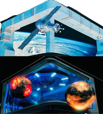 Kecerahan 10000cd/M2 LED Video Wall Luar Ruang Menghemat Energi dan Mudah Dipasang