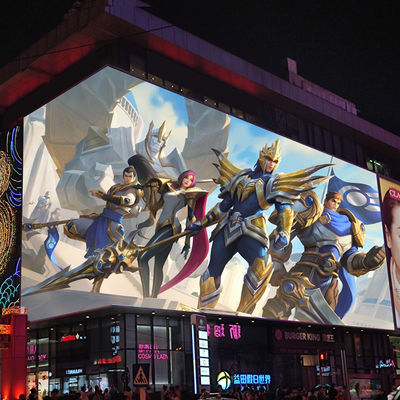 High Resolution Outdoor Fixed LED Display Mudah Pemasangan Outdoor LED Panel ODM
