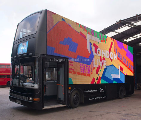 GCL Customized Outdoor Mobile Advertising Truck Van Trailer P6 6500nits Kecerahan