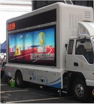 GCL Customized Outdoor Mobile Advertising Truck Van Trailer P6 6500nits Kecerahan