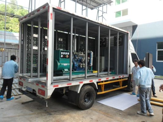 GCL Customized Outdoor Mobile Advertising Truck Van Trailer P6 6500nits Kecerahan
