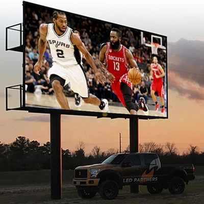 GCL P10 Full Color LED Digital Signage Display Mesh LED Display dengan Wide Viewing Angel