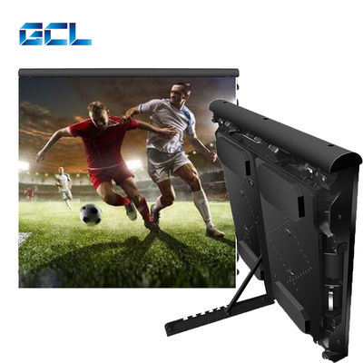 Steel Cabinet P10 Stadion Perimeter LED Display E Sports Display Screen Untuk Stadion Sepak Bola Besar