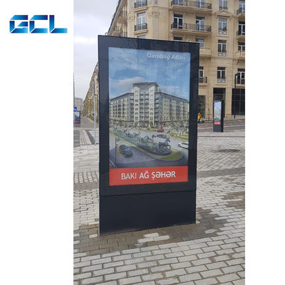 4G Wifi Control P3 LED Poster Display Lantai Standing Billboard Iklan