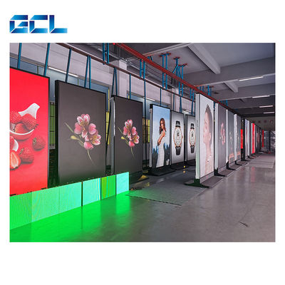 4G Wifi Control P3 LED Poster Display Lantai Standing Billboard Iklan