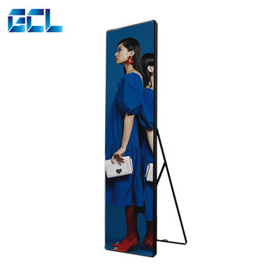 Teknologi tinggi Epistar LED Chip Iklan LED Poster W640xH1920mm Panel Ukuran