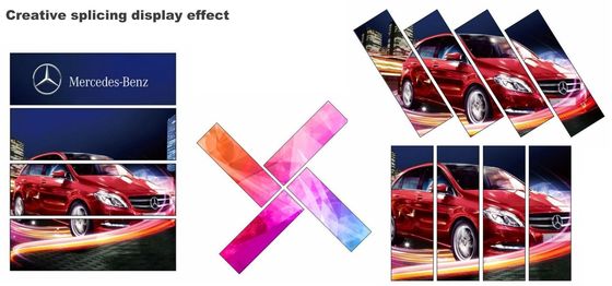Tingkat Refresh Tinggi 1920Hz LED Display Poster Movable Dengan Pitch Pixel 2,5mm