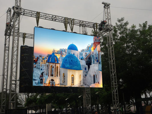 P2.6 P 2.976 P3.91mm Outdoor Full Front Service Dengan Corner Protectors LED Display Screen Event Rental Billboard