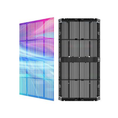 IP65 Perak P15.6 Transparent LED Display Board Dengan Tingkat Refresh Tinggi
