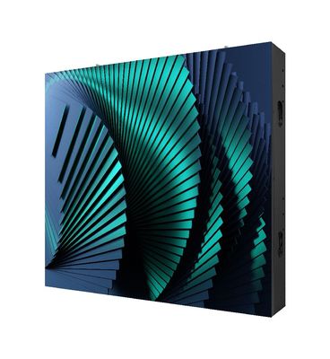 Bangunan Eksterior melengkung 3D Billboard Layar Besar Video Led Image Display P3.9 Layar Iklan Tetap Layar Eksterior