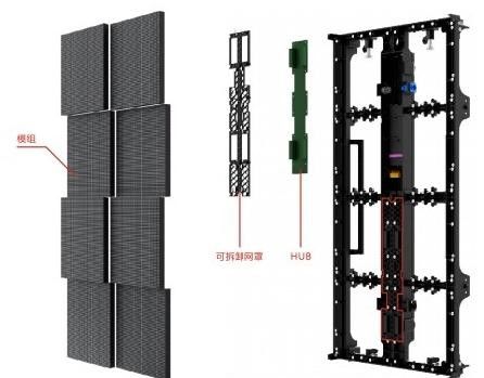 Private Custom Gstar-II P1.95 mm 7680Hz High Refresh RateHD Display Screen Untuk Instalasi Fisik Dalam Ruang