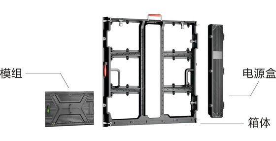 P10mm LED Outdoor Advertising Display Screen 10000 Jam Umur Pencahayaan Tinggi