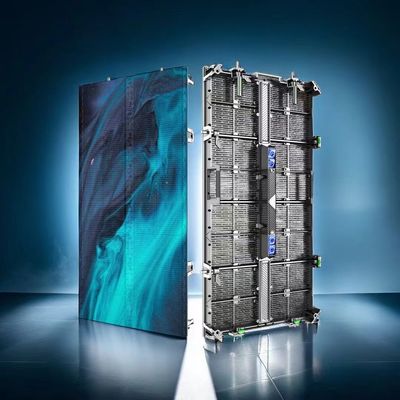 Gflow 500*500mm P3.9-7.8mm Layar LED Transparan Luar Ruang LED Video Mesh Curtain