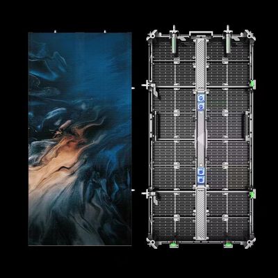 Outdoor P3.91/P10.4 Tech Transparent LED Display Screen untuk kontrol jaringan 500*1000mm