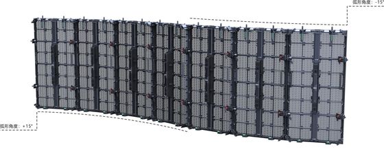 P3.91 P10.4mm Outdoor Mesh LED Didsplay Screen Untuk Sewa / Acara Peluncuran Konser