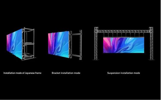 Gprime Series Terbaru Sewa Layar LED P1.5 P1.9 P2.6 7680 Tingkat Refresh Rate Panel Curved Shape Screen Untuk Acara Pertunjukan