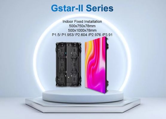 Ultra Slim Indoor Fixed LED Video Wall dengan Front Maintenance Service 500*750mm 500*1000mm LED Panel