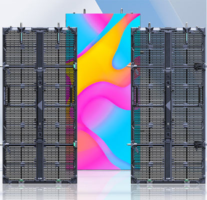 Harga yang bagus P10.4 Pencitraan LED transparan untuk disewa di luar ruangan P3.9-7.8 Layar panggung LED warna penuh on line