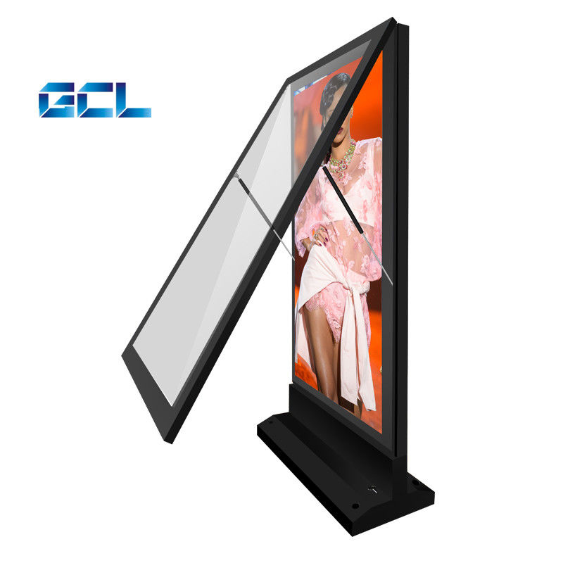 P1.875 Video Floor Standing Advertising LED Display Screen Untuk kebutuhan iklan