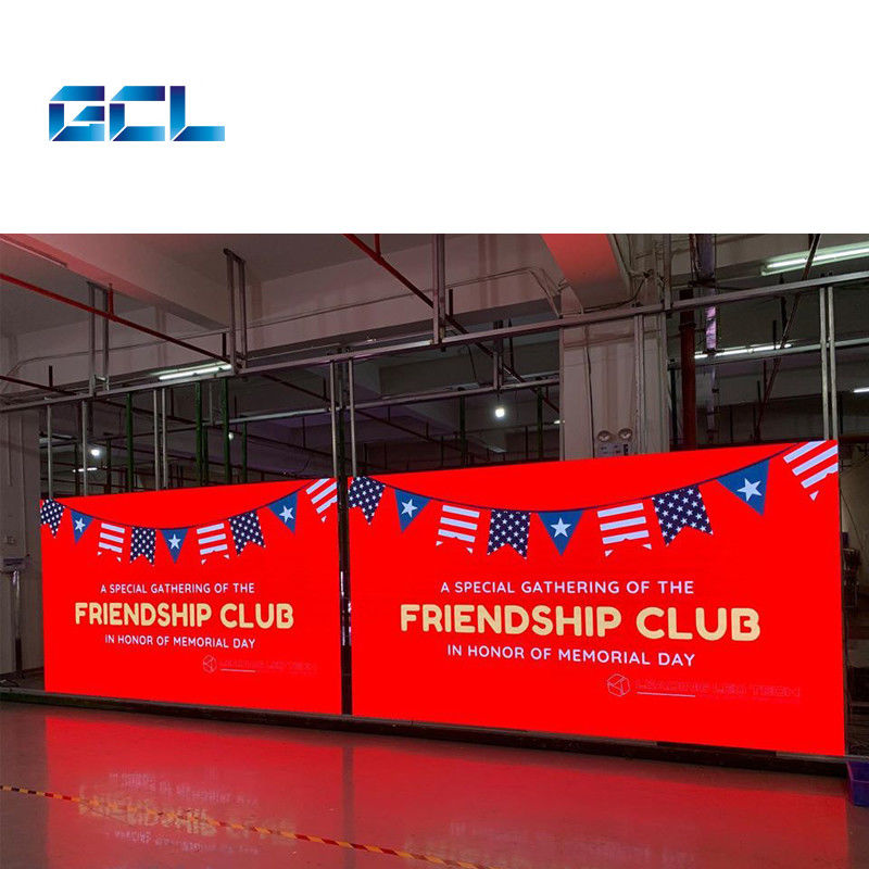 Instalasi tetap P1.95mm Indoor LED Video Wall 500*1000mm 500*750mm High Definition