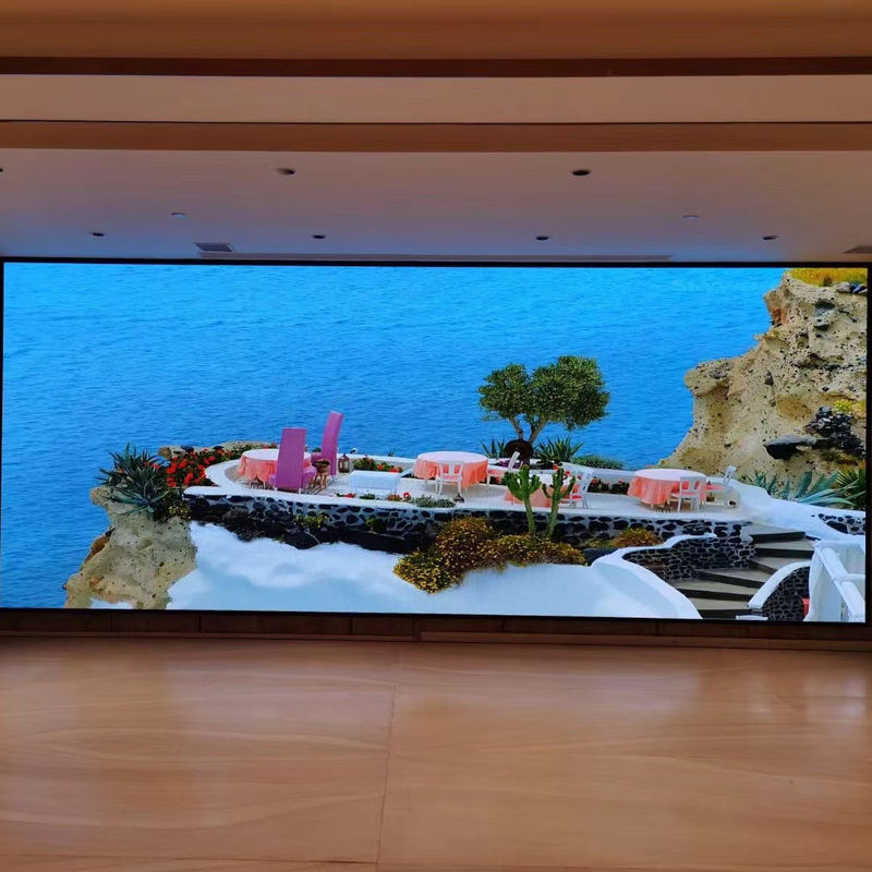 Tingkat refresh tinggi 3840HZ P1.5 P1.8 P2mm Instalasi tetap dalam ruangan LED Layar LED tetap untuk penyiaran penuh warna