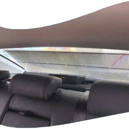 Transparansi Tinggi Mobil Taksi Transparan Layar Tampilan LED V140° Sudut Tampilan Ringan Dan Cahaya