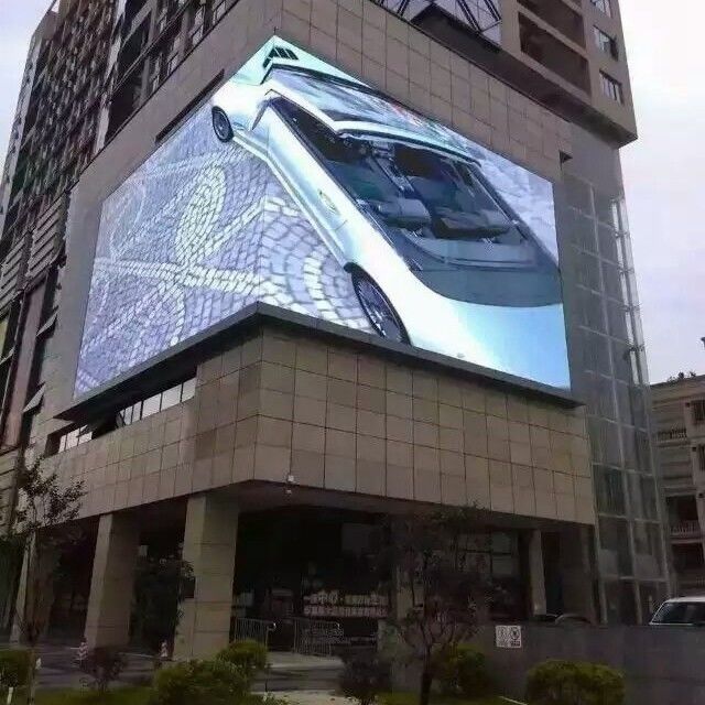 Tampilan layar iklan luar ruangan profesional berteknologi tinggi untuk pusat perbelanjaan