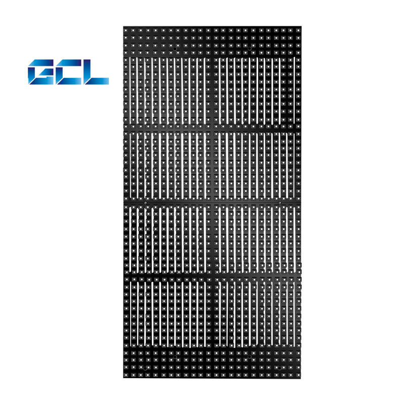 Ukuran Panel 500*1000mm Layar LED Transparan Luar Ruang Tirai LED Video Mesh