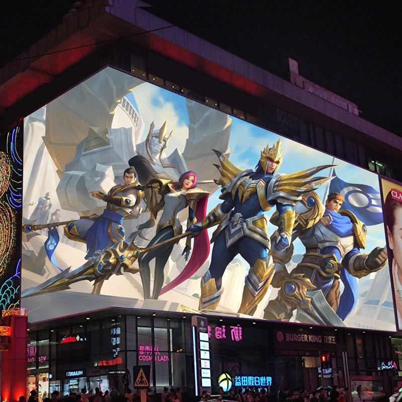 High Resolution Outdoor Fixed LED Display Mudah Pemasangan Outdoor LED Panel ODM