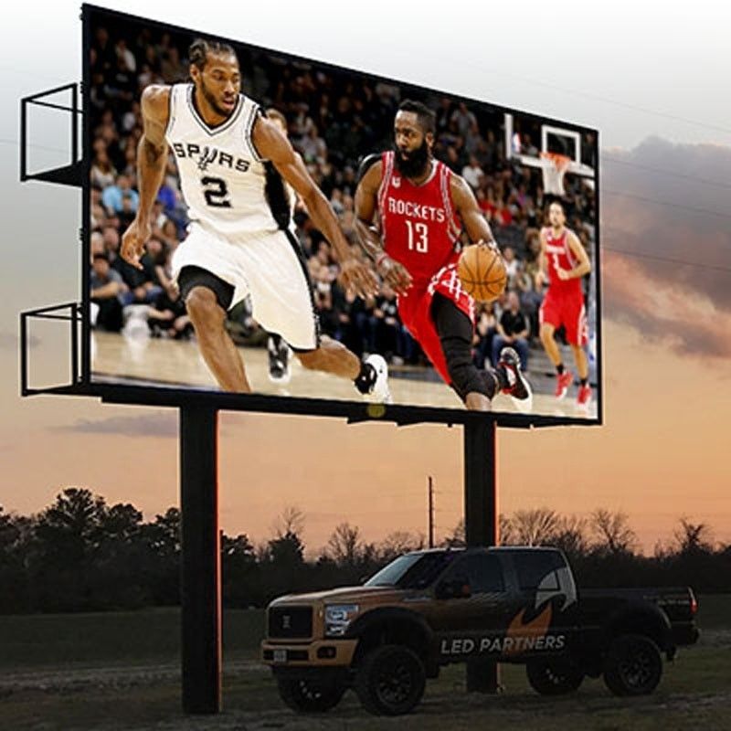 Gsurface IV Pencahayaan Tinggi Tetap P8 P10mm Outdoor Led Display untuk Bandara IP Rating IP65
