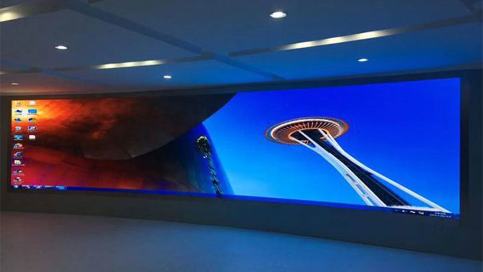 Mudah Instalasi Indoor Fixed LED DisplayP0.9mm P1.2mm P1.5mm Indoor Large Led Display Screen Video Wall
