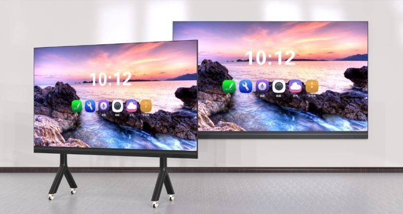 Ruang Konferensi Layar Led Besar Full Front Service Matte Black Screen COB P0.9mm P1.2mm Definisi