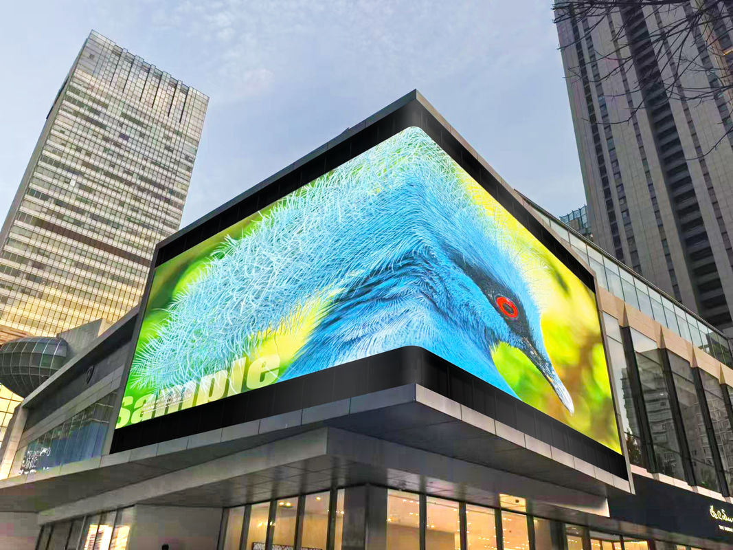 GCL P4mm P5.57mm P6.67 Lampu LED Video Outdoor Waterproof yang melengkung Ukuran panel Billboard 960*960 mm