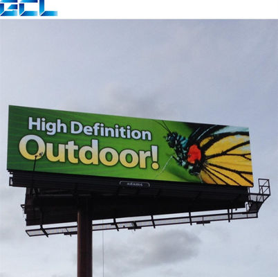 Pemasangan tetap tahan lama 320mm Outdoor LED Display Solusi Iklan